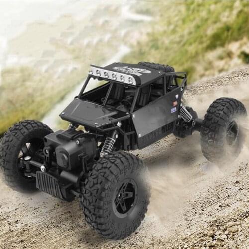 Outdoor Remote Control Car 1:14 Remote Control Car Model Electric Four-Wheel Drive High-Speed Big Truck Mountain Climbing Car
