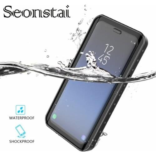 For Samsung Galaxy S9 Waterproof Case Shockproof Transparent Back Cover Protector for Galaxy S9Plus Outdoor Underwater Fundas