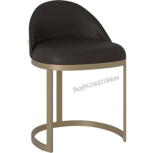 Nordic Light Luxury Dressing Stool Net Red Makeup Chair Simple Modern Italian Piano Dressing Table Backrest Makeup Stool