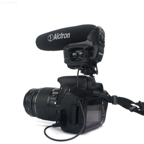 Alctron VM-6 SLR Camera DV microphone Shotgun external microphone condenser mic for interview