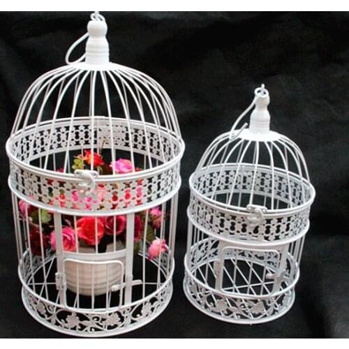 Iron bird cage iron bird cage Wedding decor flower cage decor Props bird cage Hanging flower frame bird cage decor bird cage