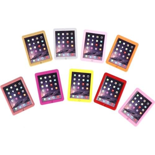 1:12 Dollhouse Miniature Accessories Mini Mobile Phone Laptop Tablet Model Simulation Toy for Doll House Decoration