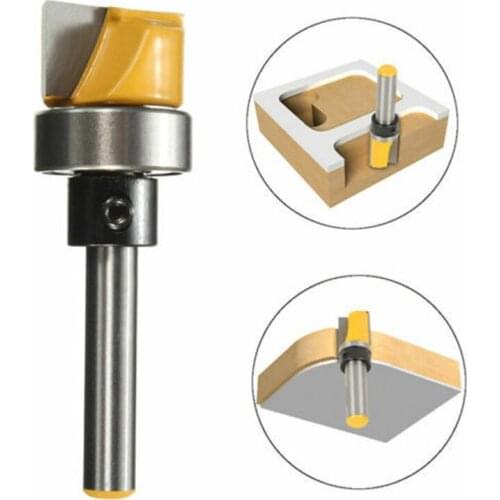 1pc Woodworking Milling Cutter 1/4*3/4*11 Hinge Mortise Template Router Bit CNC Endmill Particle Board Woodworking Tool Parts