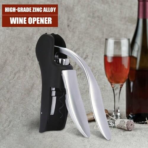 1pcs Wine Tool Set Wine Bottle Opener Rod Opener Convenient Bottle Opener Aluminum Foil Cutter Cork Tire Drill Bit Lifter Kit