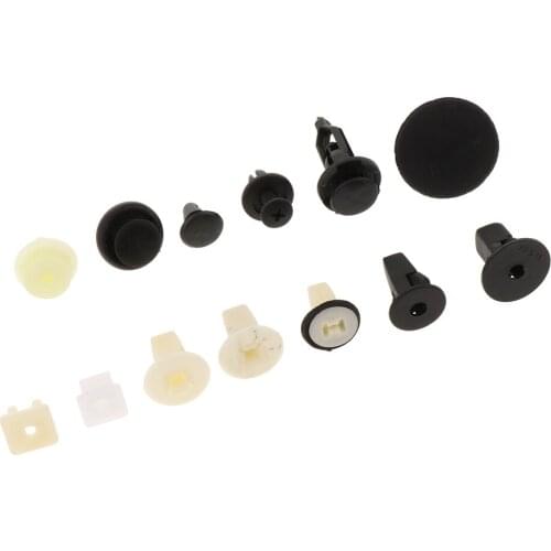 HE11 146Pcs Car Boxed Plastic Fastener Push Type Rivets Bumper Retainer Clip