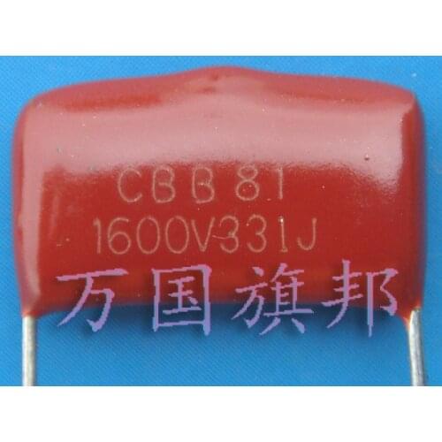 Free Delivery. CBB81 are metallized polypropylene film capacitor is 1600 v 331 0.00033 UF