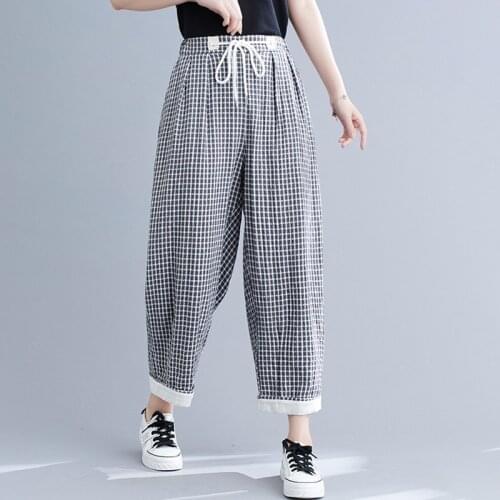 Женские брюки в клетку BORISOVICH China At AliExpress