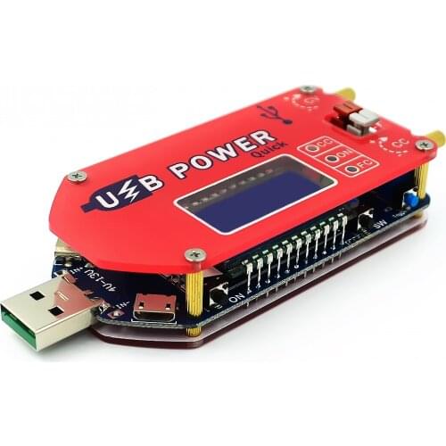 DP3A Digital display USB adjustable power module DC 1-30V 15W QC 2.0 3.0 FCP Quick charge laboratory power supply regulador