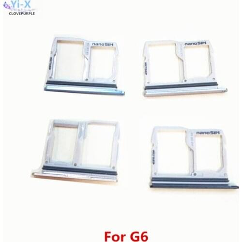 For LG G6 H870 LS988 LS993 SIM Card Tray Holder Micro SD Card Holder Slot Adapter