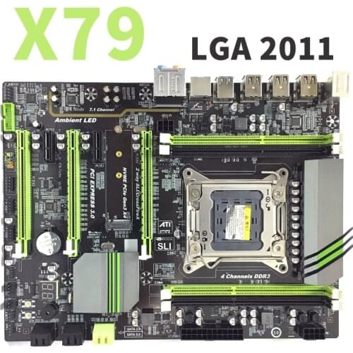 X79 LGA2011 DDR3 PC Desktops Motherboards Computer Computer Motherboards Suitable for server ECC ECC REG RAM M.2 SSD