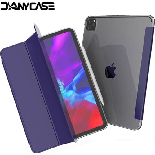 New 2020 iPad Pro 11 2nd Gen Case For 2018 iPad Pro 11 Case iPad Pro 2020 12.9 Soft silicone Cover Auto Sleep/Wake Smart Case