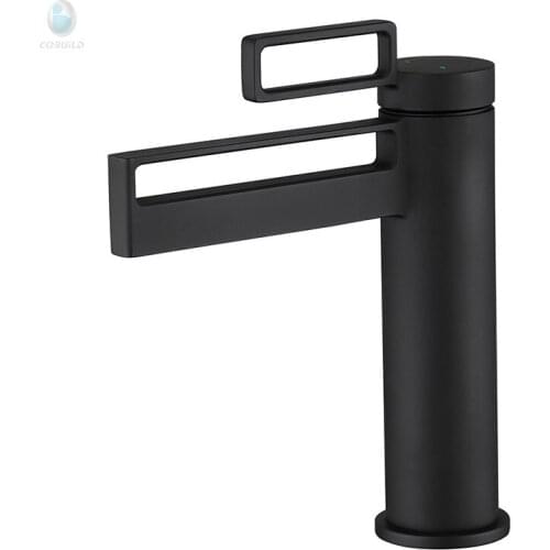 Very Low Price Durable Deck Mount Single Hole Mixer Tap Matte Black faucet