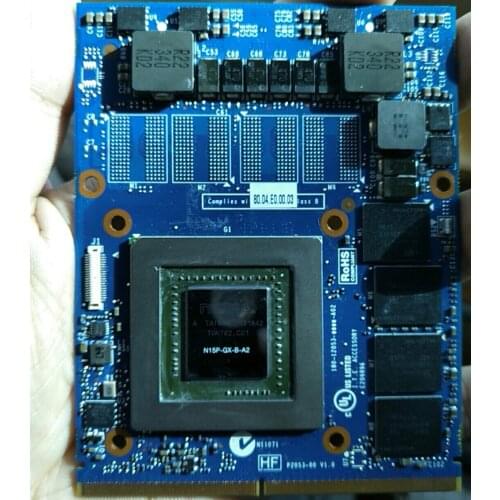 Original GTX860M GTX 860M N15P-GX-B-A2 GDDR5 2GB Video Graphics Card VGA For IMAC 1312 DELL M17X R4 R5 M18X R2 R3 100% Test