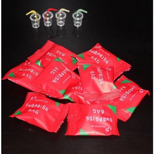 Portable Anti-crack Random Shaped Straw Cup Wine Glass for Education