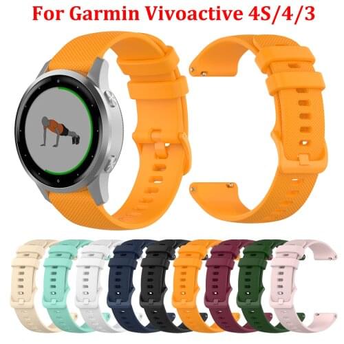 Wrist Band For Garmin Venu Vivoactive 3 Silicone Band Replacement Watch Strap For Garmin Vivoactive 4S 4 Smart Accessories New