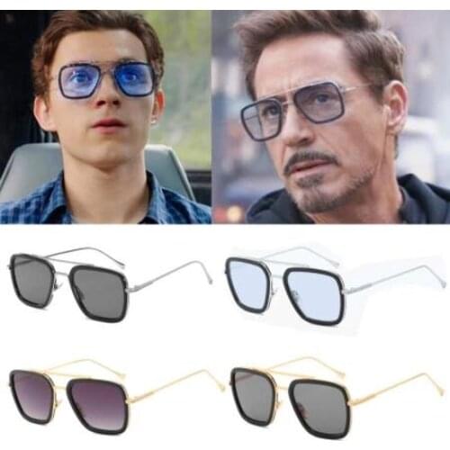 Cosplay Movie Superhero Peter Parker Sunglasses Fashion Men Eyewear Sun Sunglasses Cosplay Prop Costumes Accessories