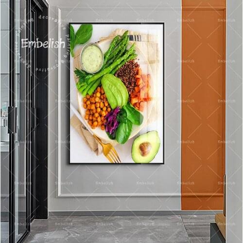Embelish 1 Pieces Fresh Vegetables And Fruits Kitchen Resturants Wall Art Pictures For Living Room Home Decor HD Canvas Painting