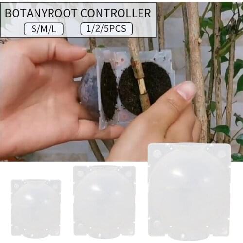 1/2/5PC Plant Rooting Ball Grafting Rooting Growing Box Breeding Seeding Case Container Nursery Box Garden Seeds Root Dropship