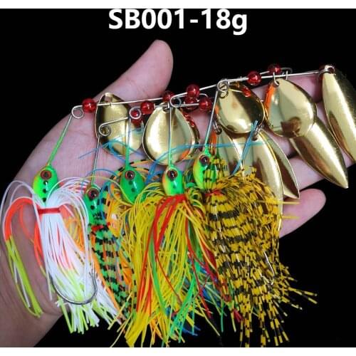 HENGJIA 1pcs spinner bait 16G / 18G / 20G metal lure hard fishing lure Spinner Lure Spinnerbait Pike swivel Fish tackle wobbler