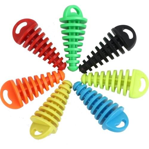 Motorcycle 1PC Pipe Protector Exhaust Pipe Plug Motocross Tailpipe Rubber Air Bleeder Plug Exhaust Silencer Wash Plug