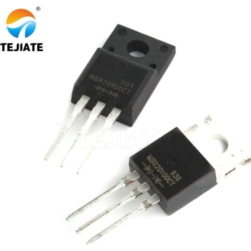 10PCS MBR20100CT TO-220 MBR20100 TO-220F 20100CT