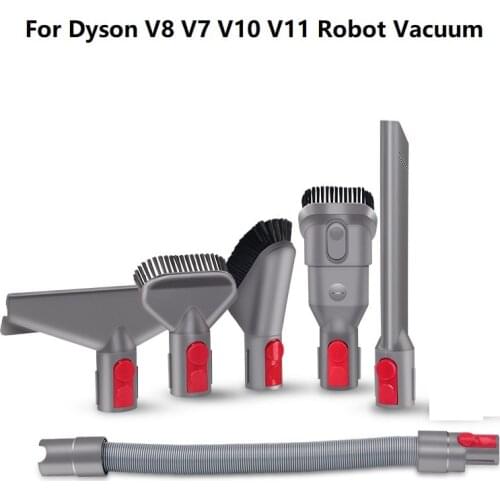 6PCS Suction Head Brush for Dyson V7 V8 V10 V11 Robot Vacuum Cleaner Part Replacement Vacuum Cleaner Parts High quality