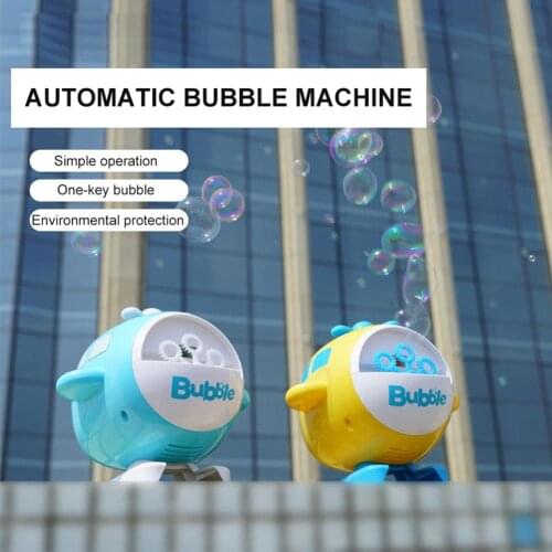 Bubble Machine Automatic Kids Toys Bubble Blower Machine Bubble Toys Soap Balloons Water Toys For Kids Outside