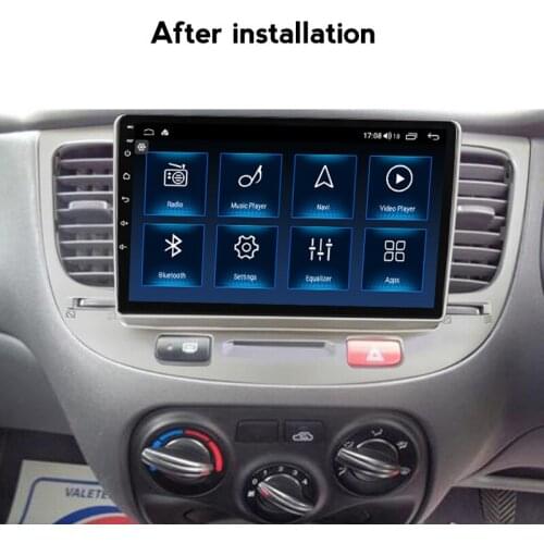 8core 7862 With Fan Stereo For Kia RIO 2 RIO2 2005 - 2011 Car Radio Multimedia Video Player Navigation GPS Android 10 IPS Screen