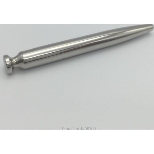 BDSM male female urethra urethral dilator guide tube plugging penis chastity locked chastity belt