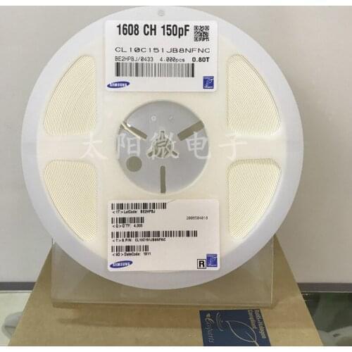 CL10C151GB8NNWC CL10C151GB8NNNC CL10C151FB8NNWC CL10C151FB8NNNC CL10C150KB8NNNC 0603 15pF 150pF 50V C0G ±10% ±1% ±2% Chip capaci