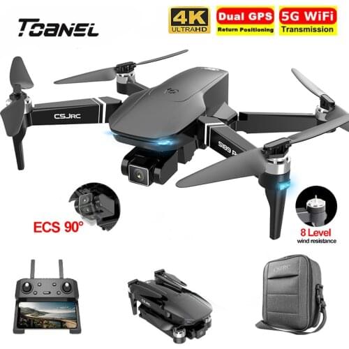 S189 PRO Drone 4k HD Camera GPS 5g WiFi Rc Quadcopter With Brushless Motor Vision Positioning Flight 30 Minutes Rc Distance 1Km
