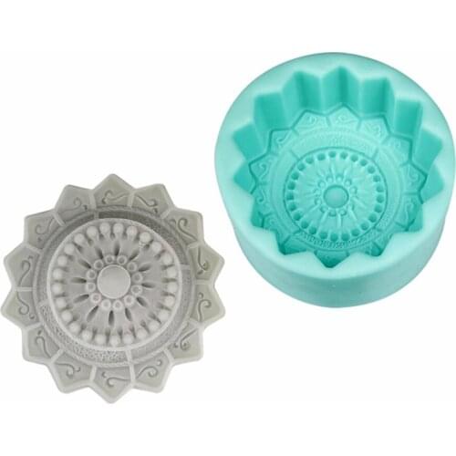 Palace Totem Handmade Soap Mould Gypsum Epoxy Clay Liquid Silicone Molds Fondant Chocolate Cake Moulds