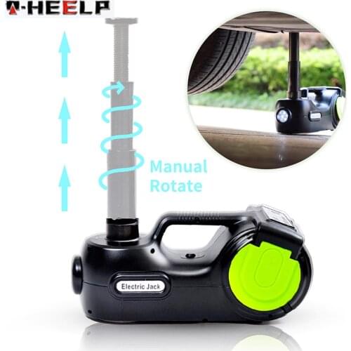 E-HEELP 5T 12V Car Electric Hydraulic Digital Jack Lifting SUV Van Garage Emergency Equipment Car Repair Tool