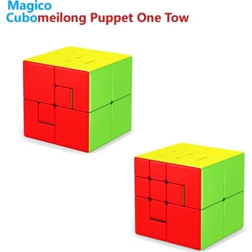 Neo Moyu Puppet 2x2 Bandaged Magic Cubes Meilong Mixup Profissional 3x3 Speed Cube Puzzle Challenge Kids Cubo Magico Toys