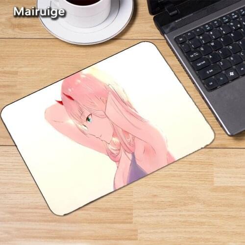 Mairuige Anime Girls Darling In The Franxx 02 Mini pc Mousepad creative Diy japan animation Mouse pad Rubber Mouse Pads