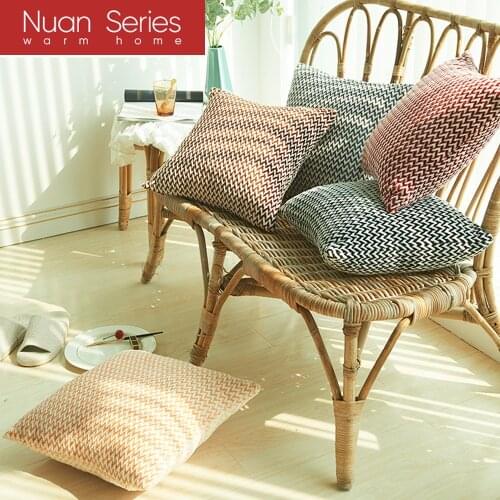 Soft Decorative Pillows Splicing Cushion Cover Home Decor Throw Pillow Cover Living Room Bedroom Sofa Nordic Fundas Para Cojines