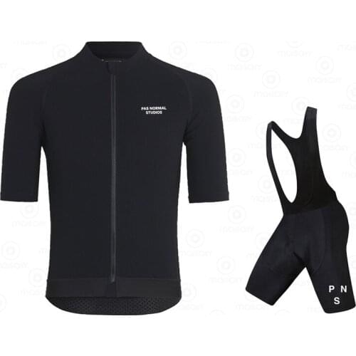 2021 New PNS Team Bicycle Short Sleeve Maillot Ciclismo Men Solid color Cycling Jersey Summer Breathable Cycling Clothing Sets