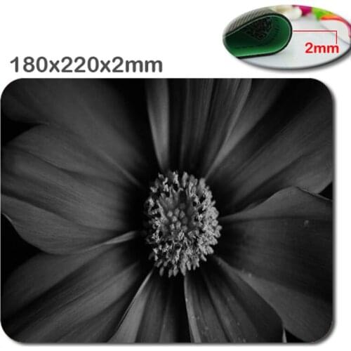 Flowers Anti-Slip Rectanglecustom laptop mouse pad printing size 220 * 180 * 2 mm high new soft rubber game mouse cool mouse pad