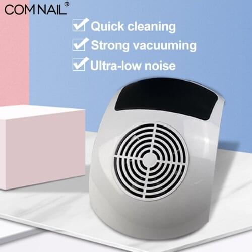 Nail Dust Collector Vacuum Cleaner Manicure Salon Nail Art Dust Suction Machine With Hand Pad Strong Power Fan Quick Cleaning