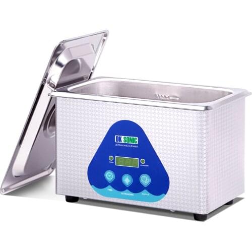 DK SONIC Ultrasonic Cleaner for Denture,Coins,Small Metal Parts,Record,Circuit Board,Lab Tools