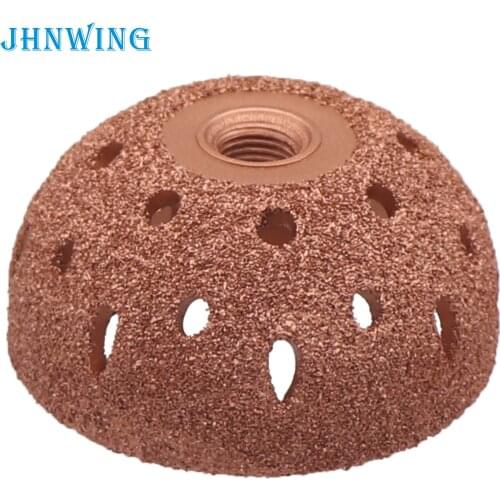 1pc Large Buffing Wheel Tungsten Carbide Rasp / Contour Cup w/ Arbor Adaptor Wheel Grind Ball Rasp Woodworking Tire Repair Tool