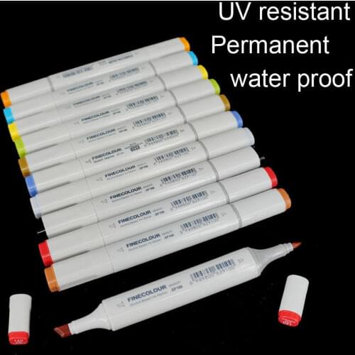 10 Color Fly Tying Fishing Permanent Waterproof Twin Markers Lure Fishing Marker