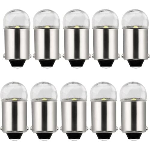 10Pcs T11 BA9S 3030 1SMD Led T4W Car Interior Dome Map Light License Plate Reverse Parking Lights Bulb Auto Door Lamp White 12V