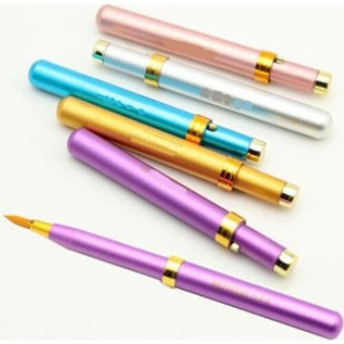 4pcs/set Amazing Capped Retractable Smooth Lipstick Gloss Lip Brush Make Up Gift