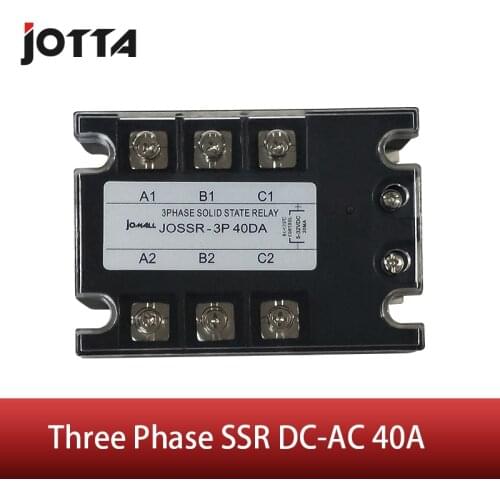 40A DC control AC three phase Solid state relay SSR ac three