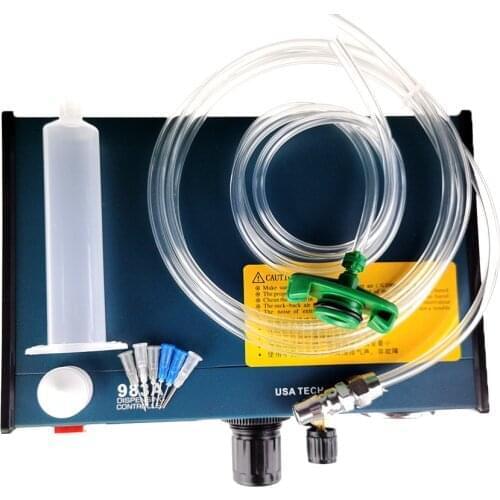 Auto Glue Dispenser Solder Paste Liquid Controller Fluid Dropper 220V 983A Professional Precise Digital