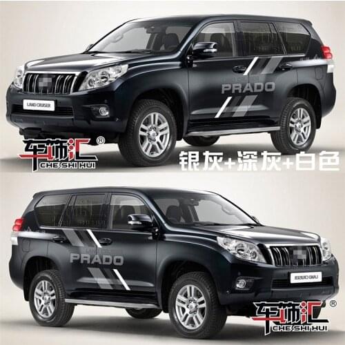 Car stickers FOR Toyota Land Cruiser Prado 2016-2020 exterior decoration sports fashion decals