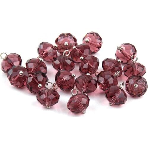 MOODPC Free shipping 10mm crystal glass beads needle wire for DIY making bracelet necklace jewelry