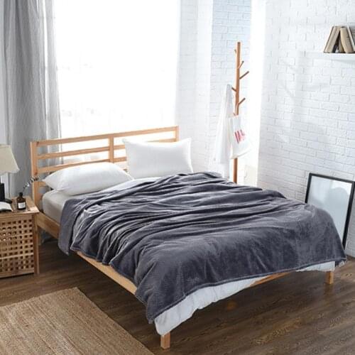 33Flannel Warm Soft Bedsheet Home Textile Blanket for Housewarming Gift