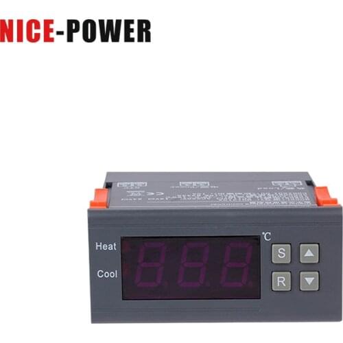Mini Digital Temperature Controller 10A Cooling Heating Thermostat MH-1210A MH1210W F12 20 dropship 110V 220V
